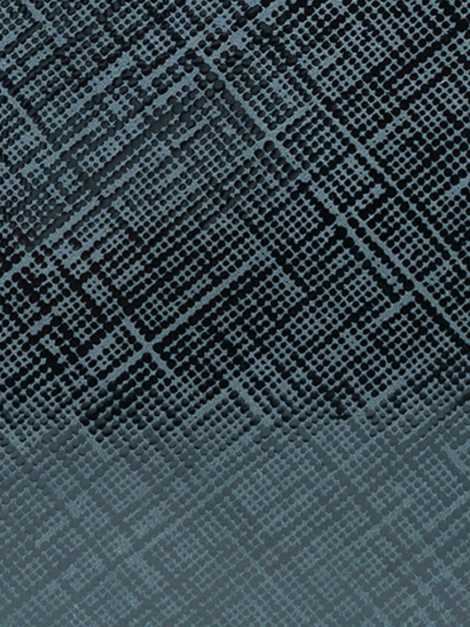 RI2K London Black Grey Leather Medium Textured Handbag