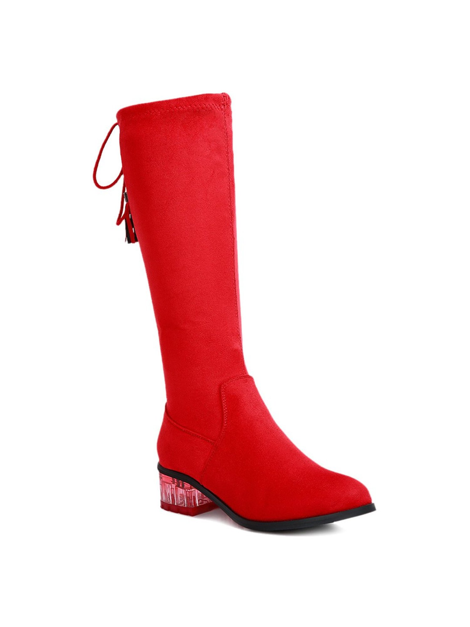 London Rag Women's Red Casual Booties