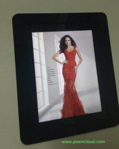 iPad mini 1/2/3 VESA Mount Enclosure, Clear Acrlyic material for POS, Kiosk, Square Card Reader