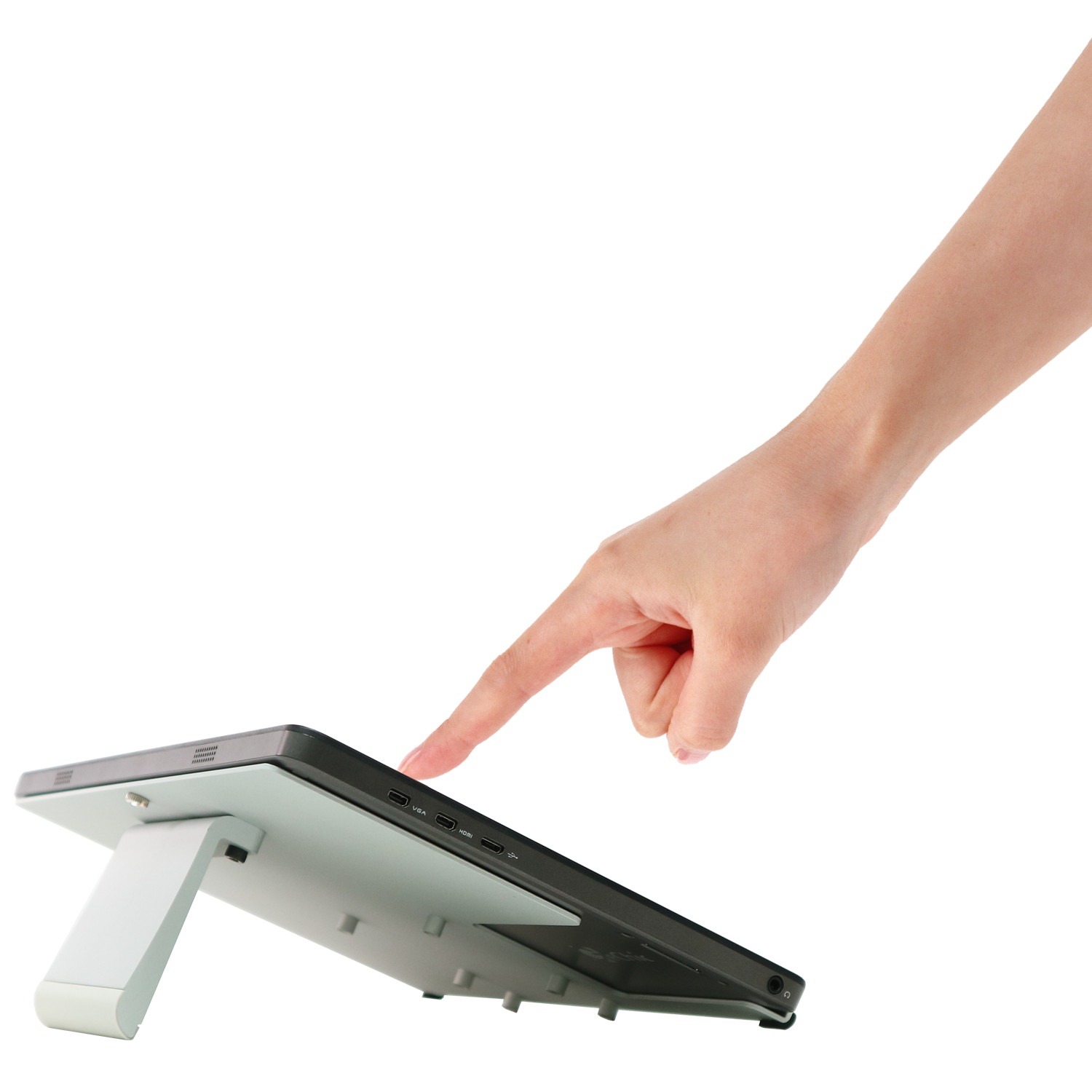 GeChic 1102I 11.6" FHD 1080p Portable Touchscreen Monitor with HDMI & VGA video inputs, USB powered, Plug&Play, Ultralight and Slim, Built-in Speakers, Rear Docking