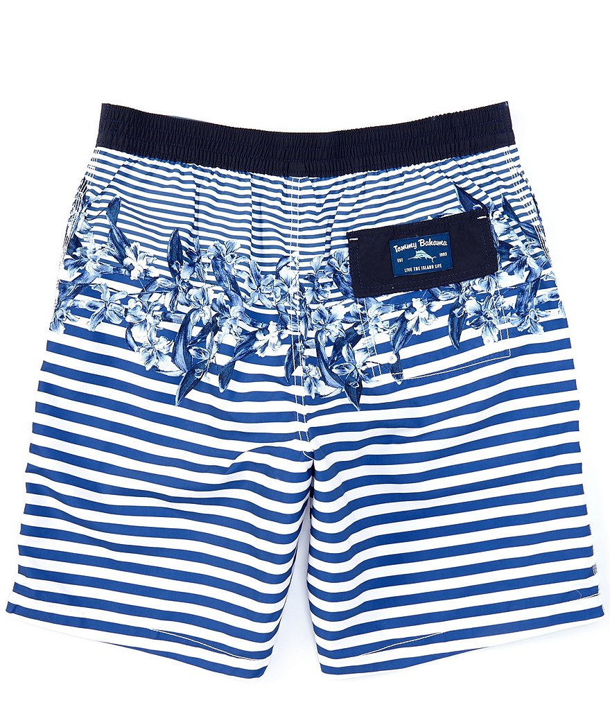 Polo Ralph Lauren Traveler Solid Blue 5 3/4#double; Inseam Swim Trunks