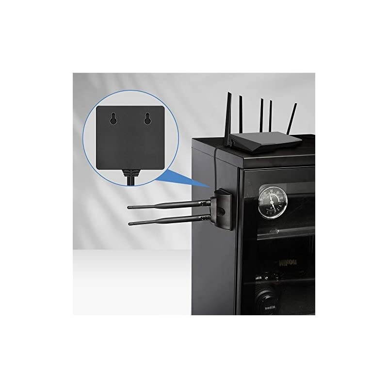 24GHz 5GHz Dual Band WiFi Antenna RPSMA Male Antenna with IPEX UFL to RPSMA Female Cable 6 inch 2Pack for Mini PCIe Network Card USB WiFi Adapter Wireless Router Hotspot