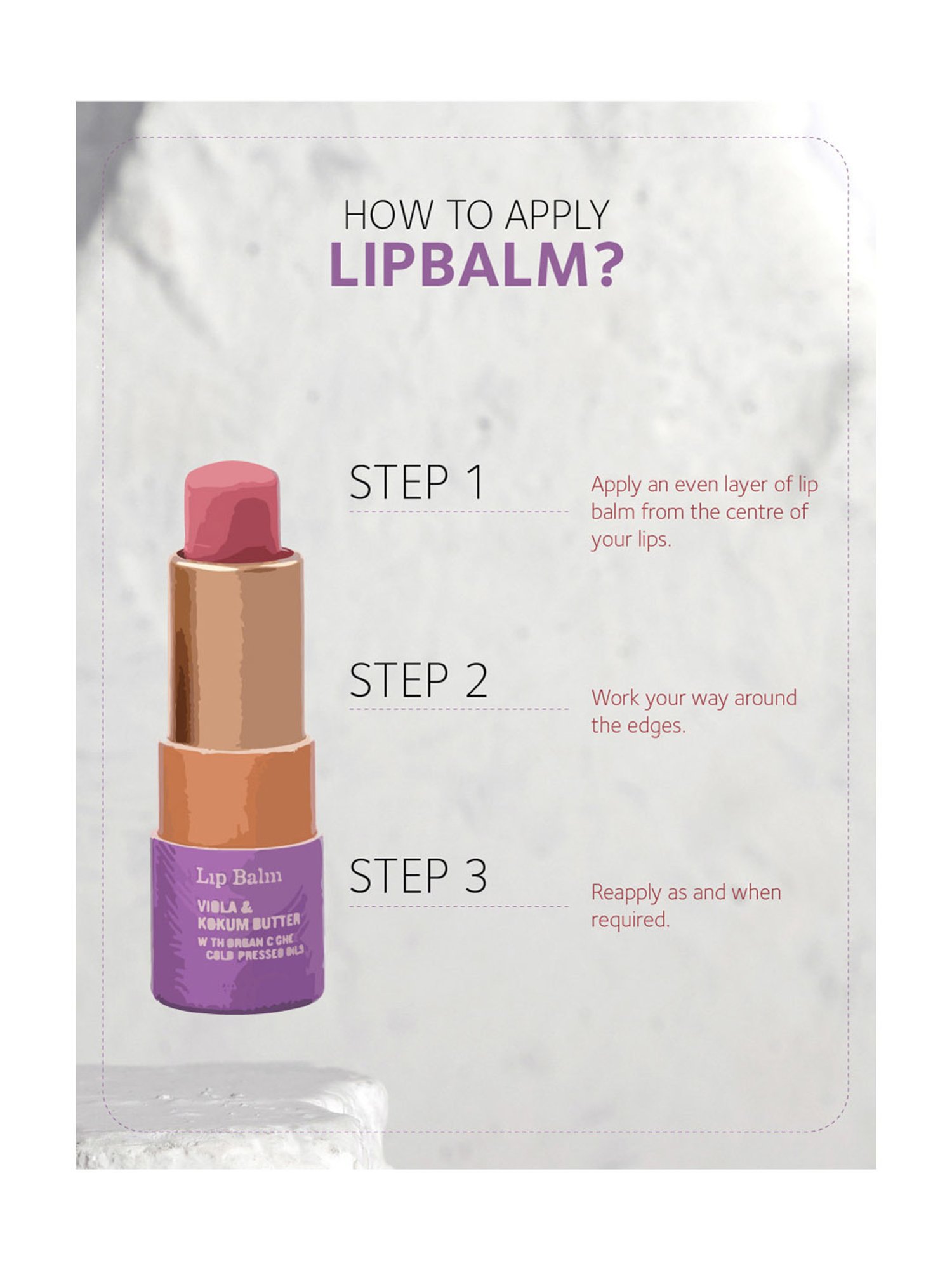 SoulTree Lotus & Kokum Butter Lip Balm - 3.5 gm | Ayurvedic Lip Balm