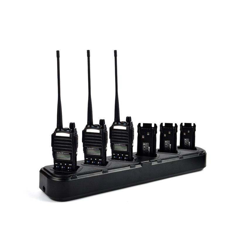 6-Way Multi Unit Radio Battery Charger for BaoFeng Two Way Radio UV-82 UV-82C UV-82L UV-82X UV-82HP UV-8D Walkie Talkie