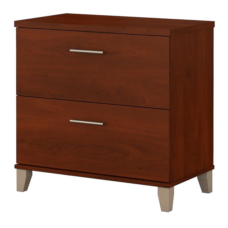 Bush Furniture Somerset Lateral File Cabinet, Hansen Cherry WC81780