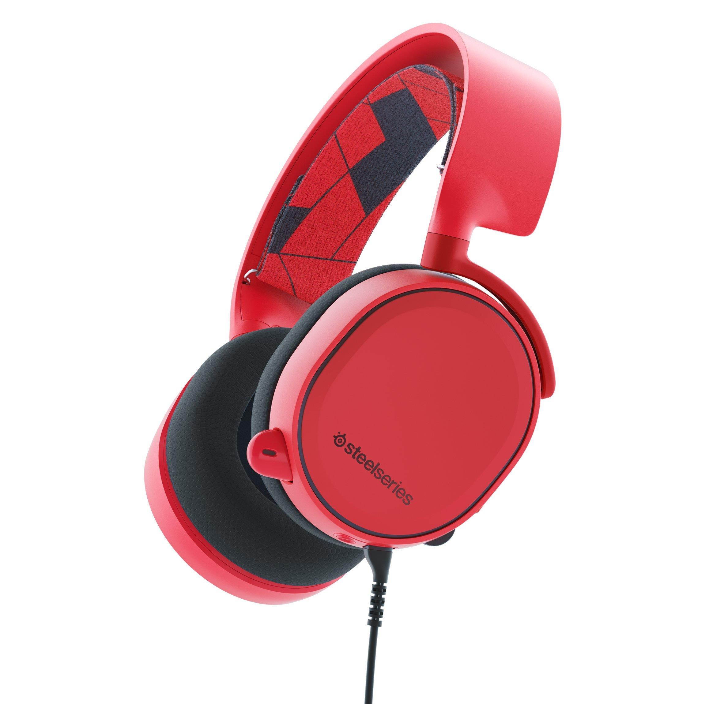 SteelSeries 61435 Arctis 3 Solar Red Gaming Headset