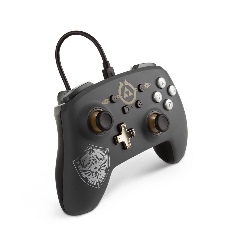 PowerA Enhanced Wired Controller for Nintendo Switch Legend of Zelda Hylian Shield