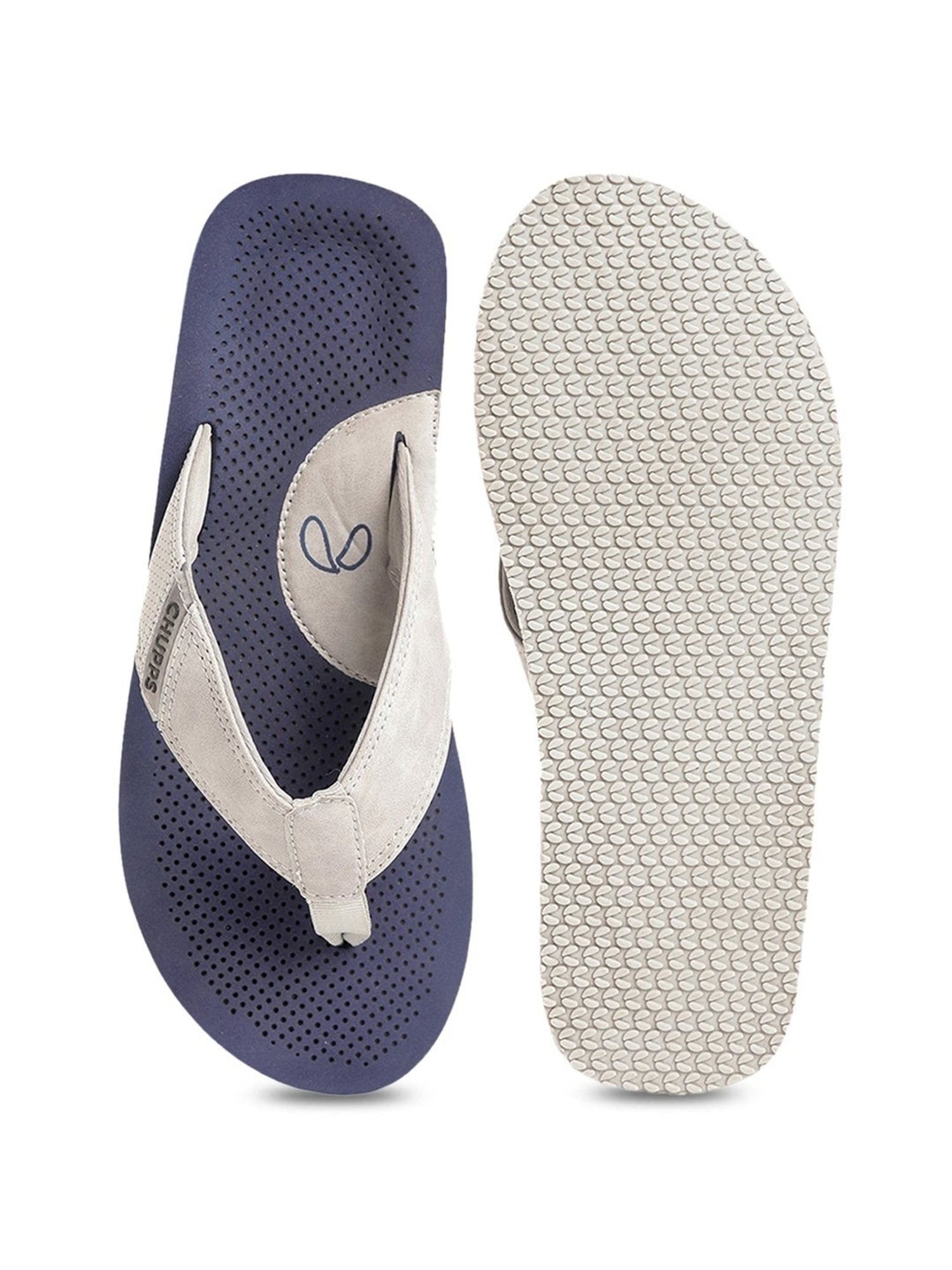 Chupps Men's Navy Flip Flops