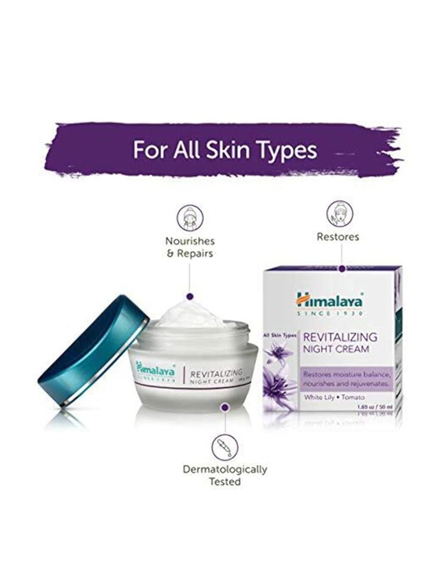 Himalaya Revitalizing Night Cream - 50 gm