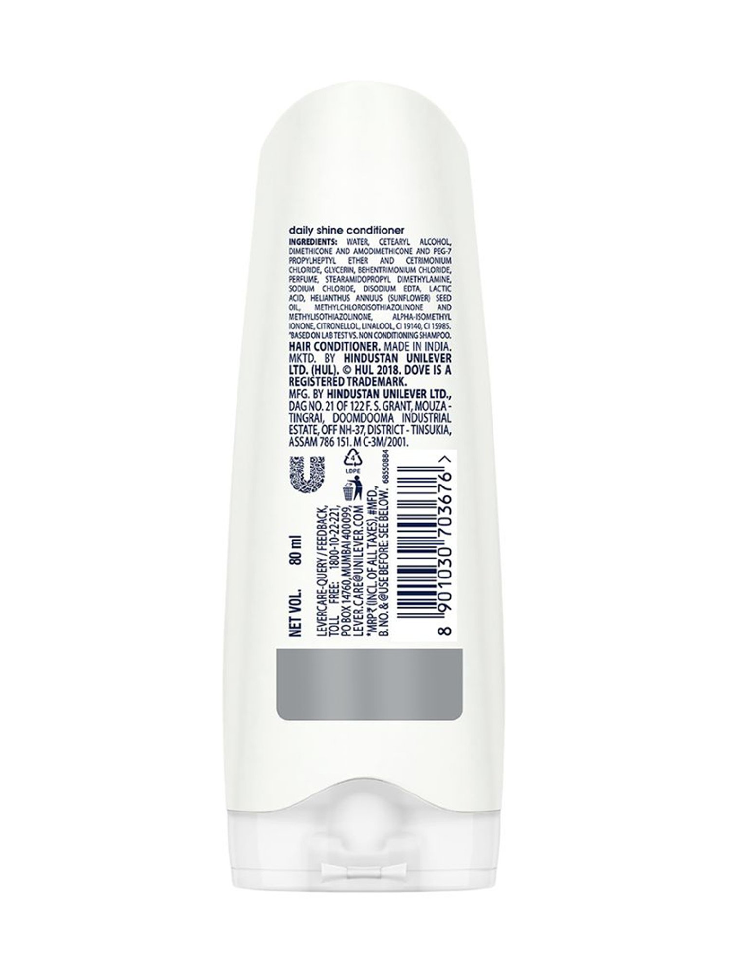 Dove Daily Shine Conditioner - 80 ml