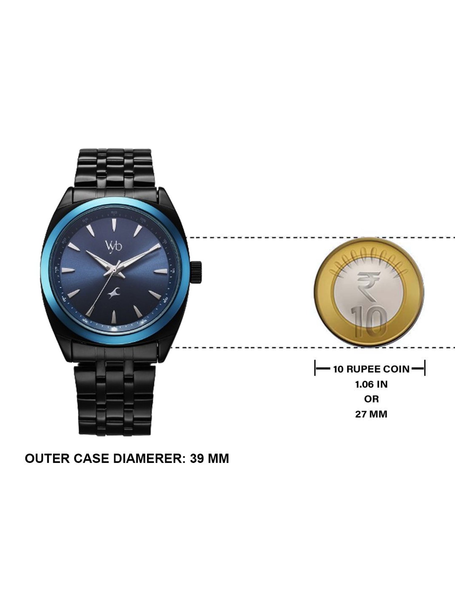 Fastrack Vyb 3.0 FV30007KM02W Analog Watch for Men