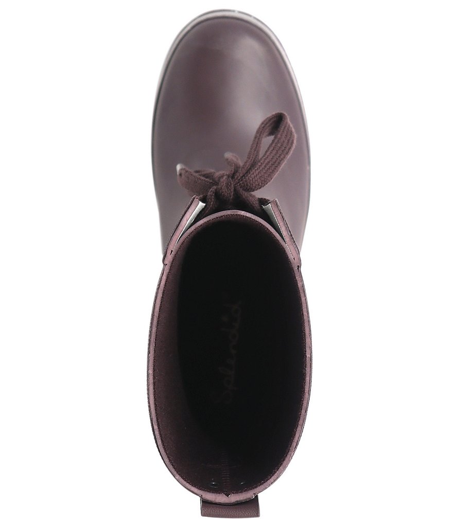 Splendid Dawn Lace Front Wedge Rain Booties