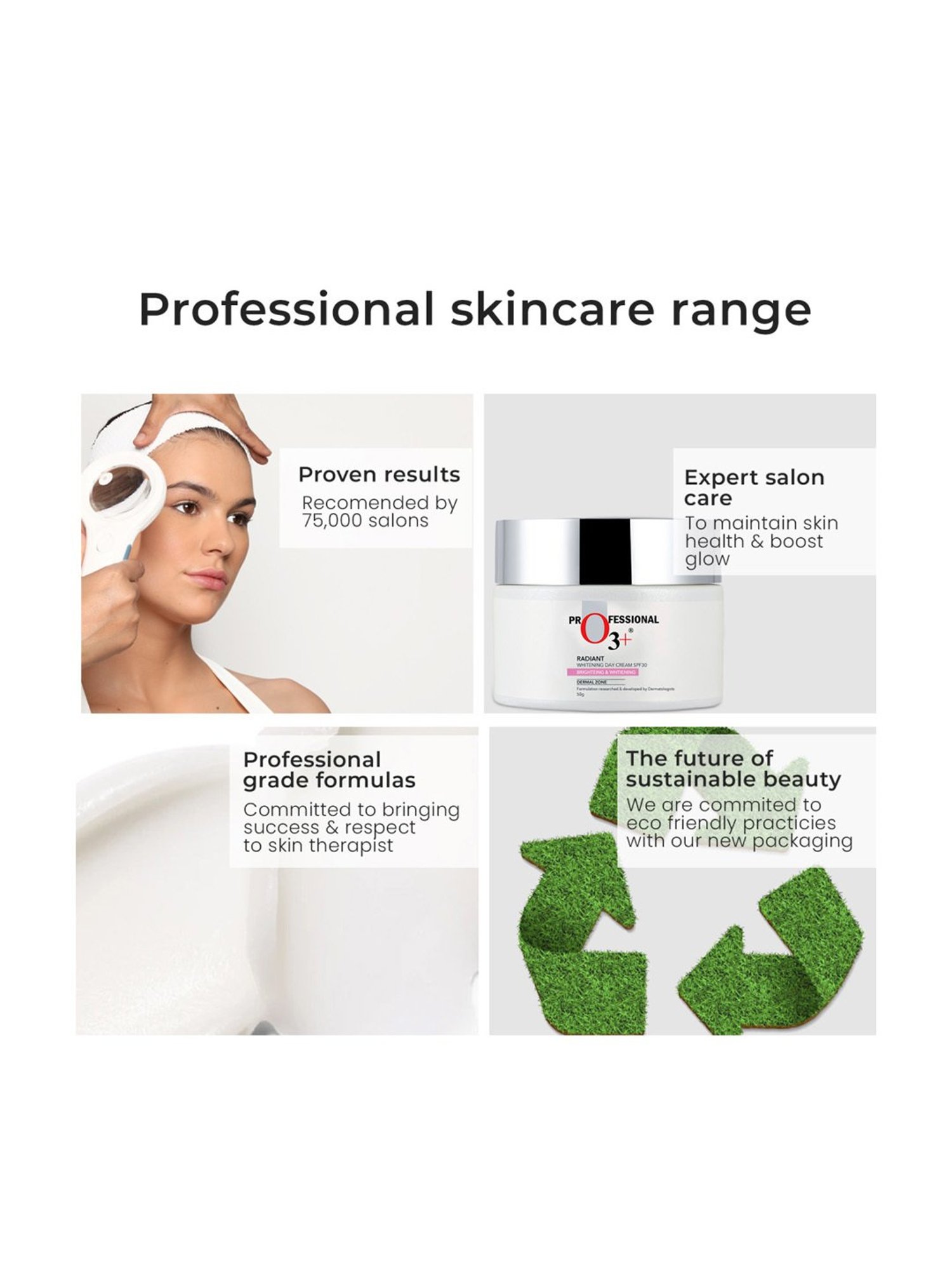 O3+ Day Cream Spf 30 Radiant Brightening And Whitening - 50 gm