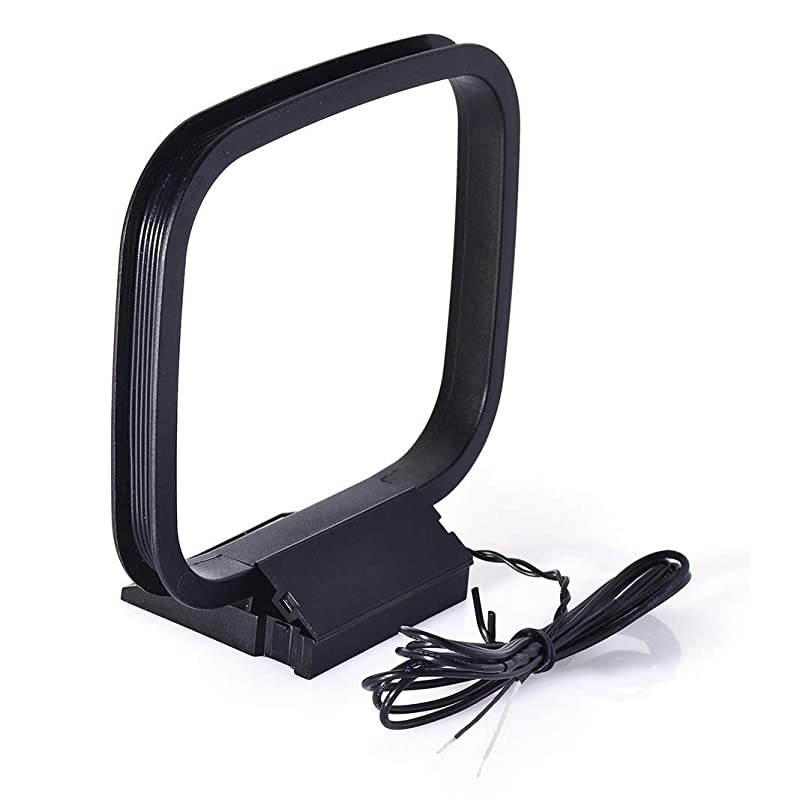 75 Ohm FM Antenna FM Antenna and AM Loop Antenna for Pioneer Onkyo Yamaha Marantz Indoor HD Radio FM Radio Bluetooth Home Stereo Receiver AV Audio Vedio Home Theater Receiver Power Amplifier