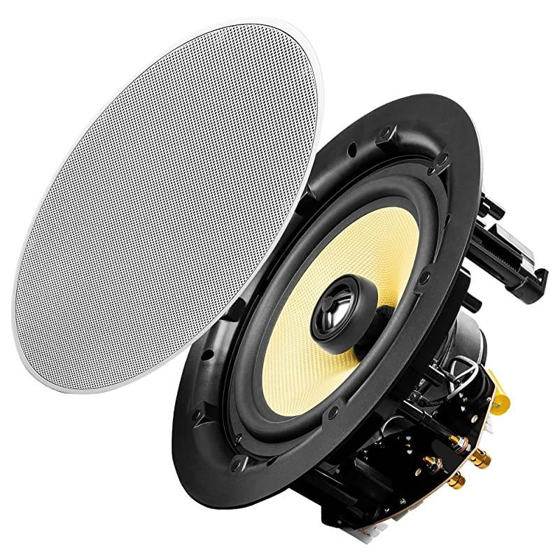 8" Trimless in-Ceiling/in-Wall Speaker w/Kevlar Woofer, Pair 175W &ndash; ACE850
