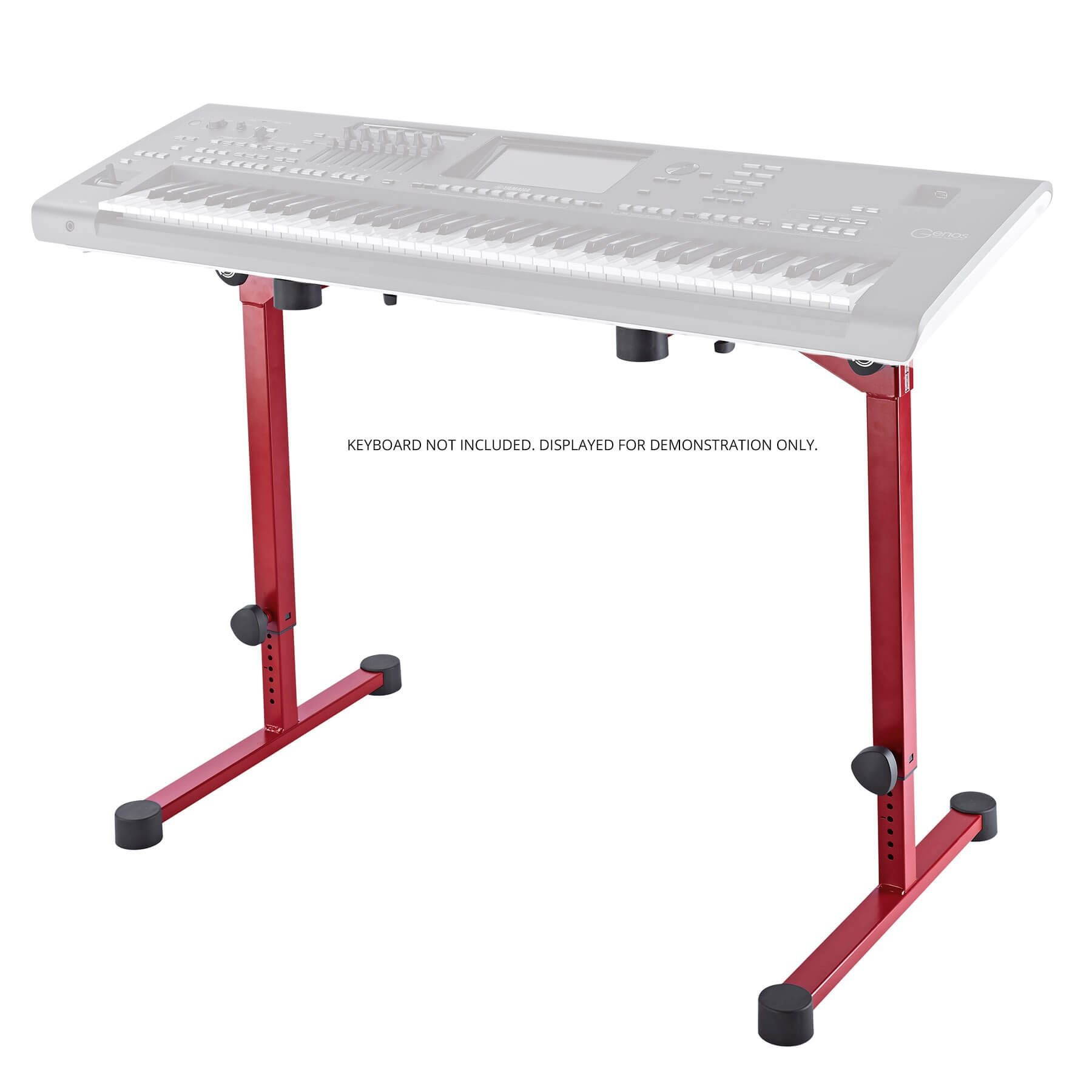 K&M 18820 Ruby Red Omega Pro Table-style Keyboard Stand with Folding Legs