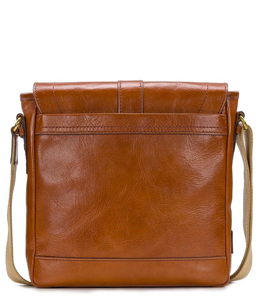 Nash Heritage II North/South Leather Crossbody Bag