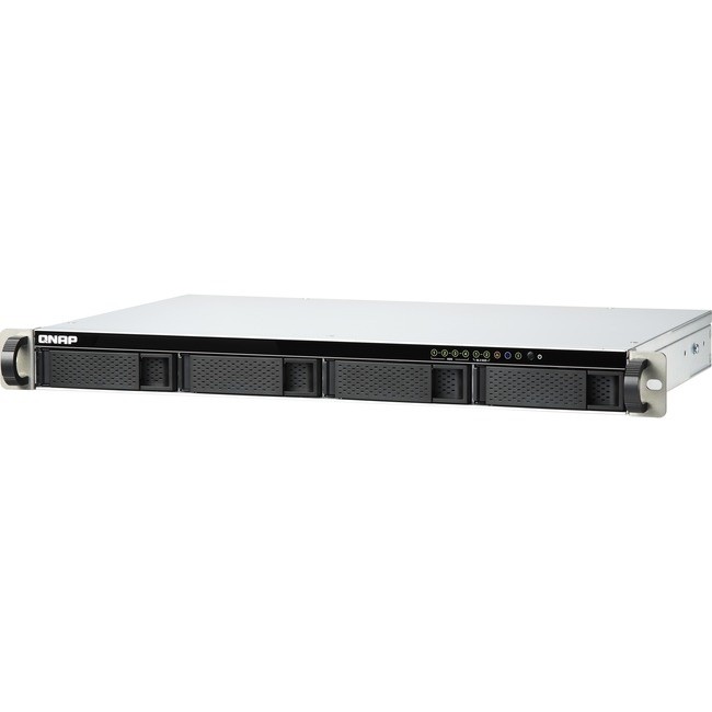 QNAP Short Depth Rackmount 2.5GbE 4-bay NAS with M.2 SATA SSD Slots TS451DEU2GUS