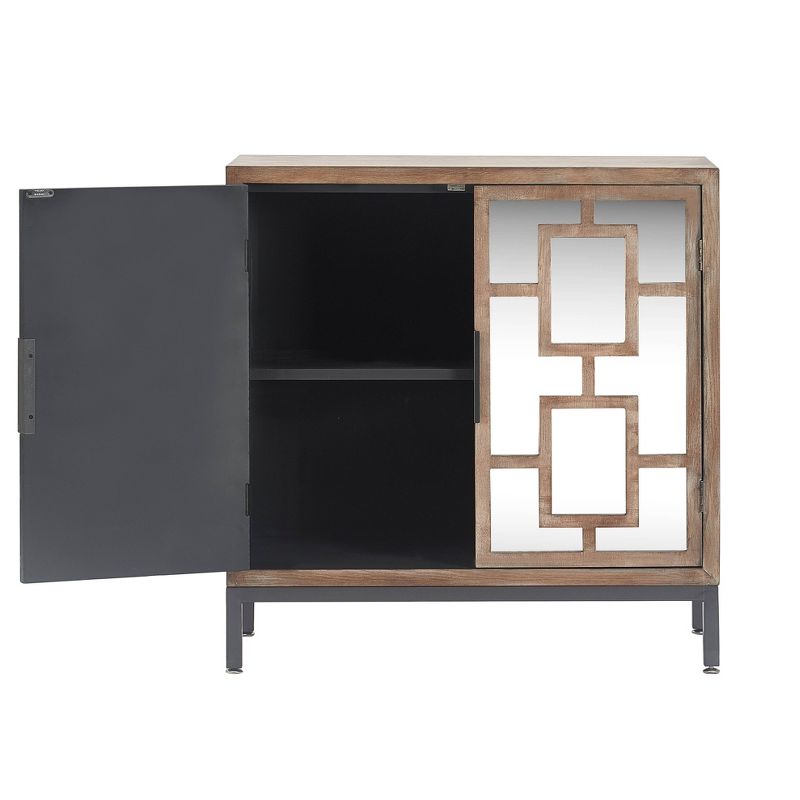 Elmhurst Cabinet Black/Brown - Finch