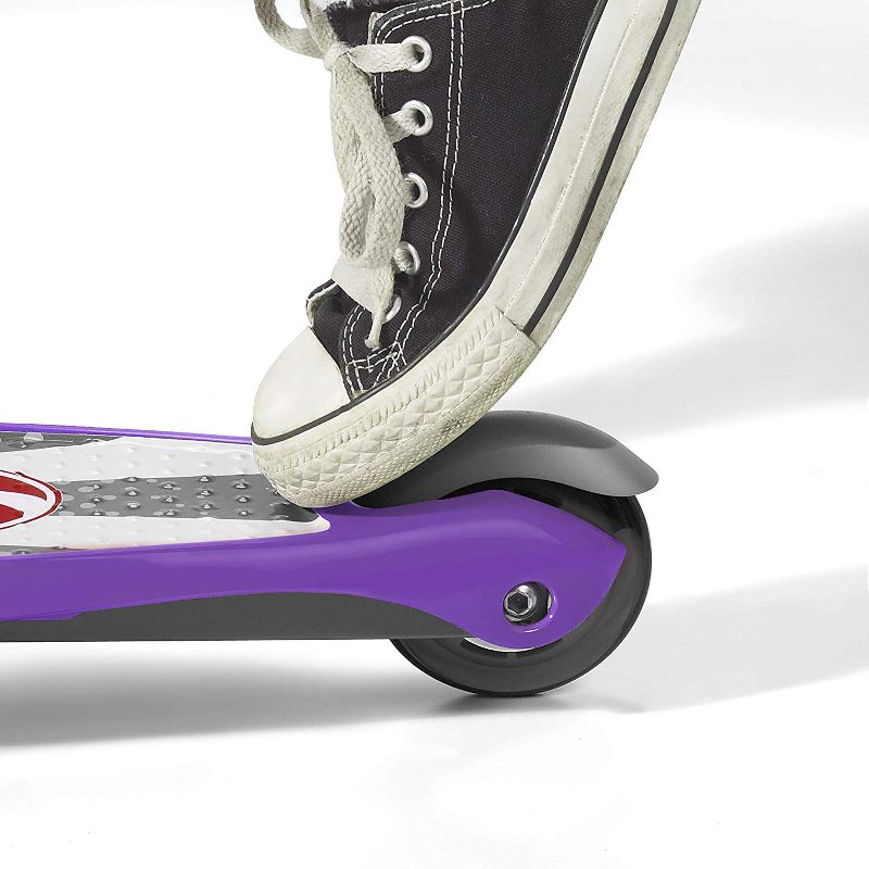 Radio Flyer 549BZ Lean 'N Glide Kids 3-Wheel Scooter w/ Light Up Wheels, Purple