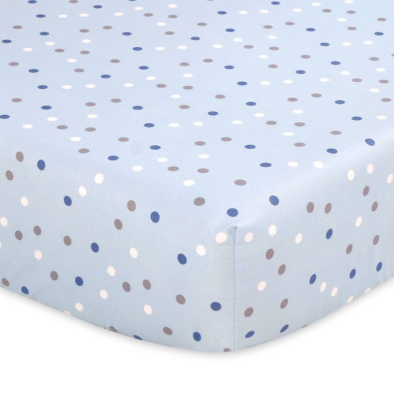 The Peanutshell Fitted Crib Sheets - Sleepy Elephant 2pk
