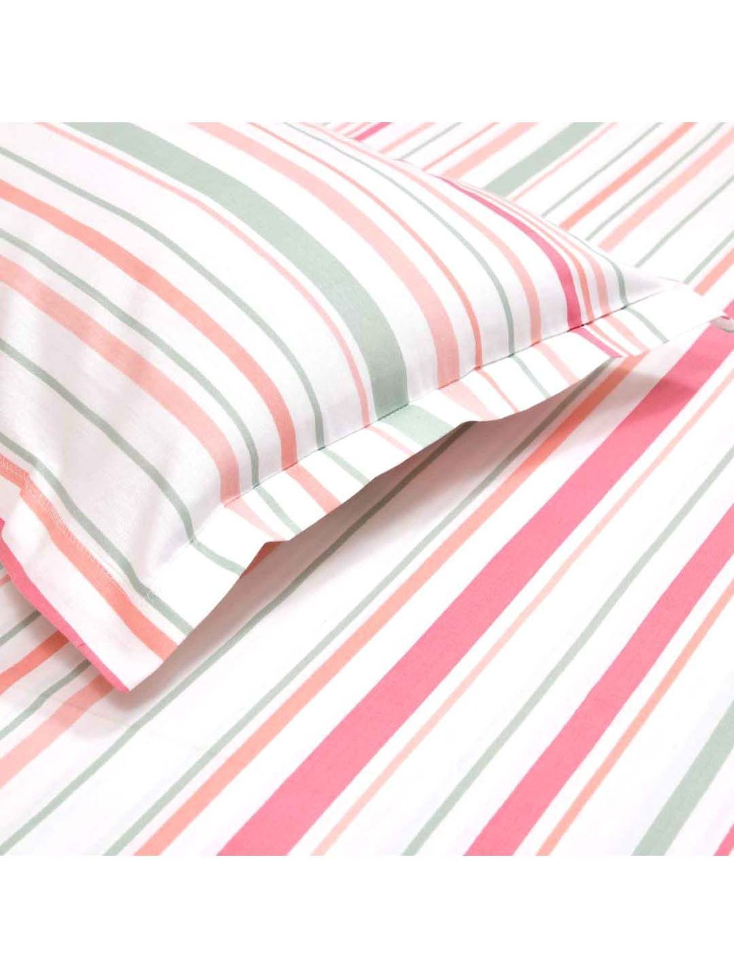 Haus & Kinder Multicolor Cotton 186 TC King Bedsheet with 2 Pillow Covers