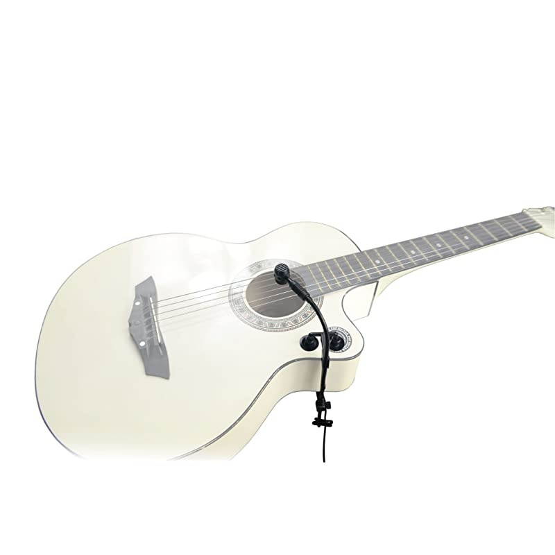 Clip On Instrument Condenser Microphone + Universal Clip for Guitar