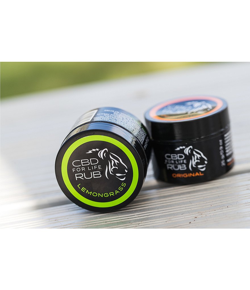 CBD for Life CBD Rub - Lemongrass