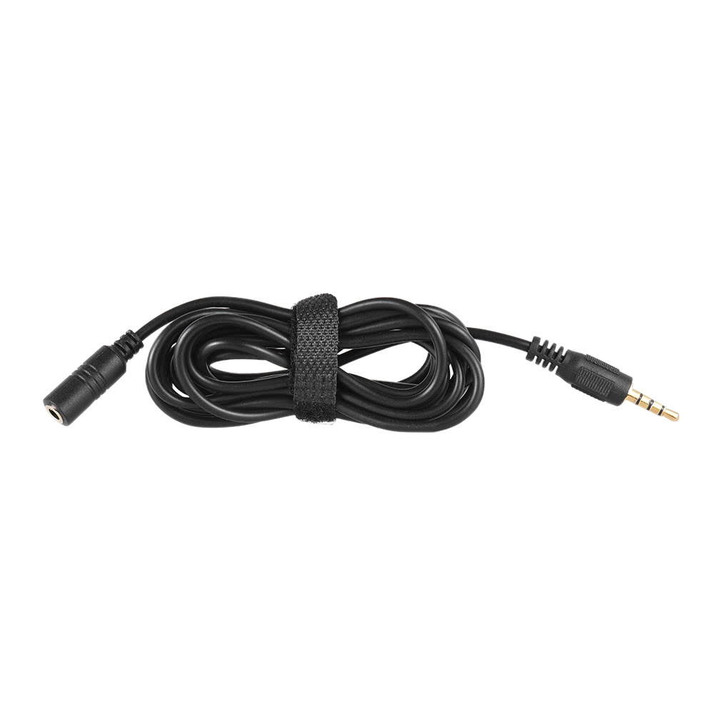 Andoer 2m Extension Cable for Cellphone Smartphone Mic Microphone Female 3.5mm to Male 3.5mm