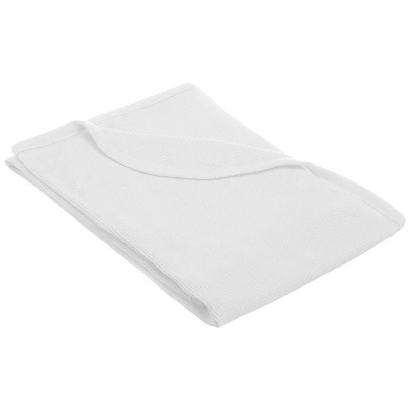 TL Care 100% Natural Cotton Thermal/Waffle Swaddle Blanket White