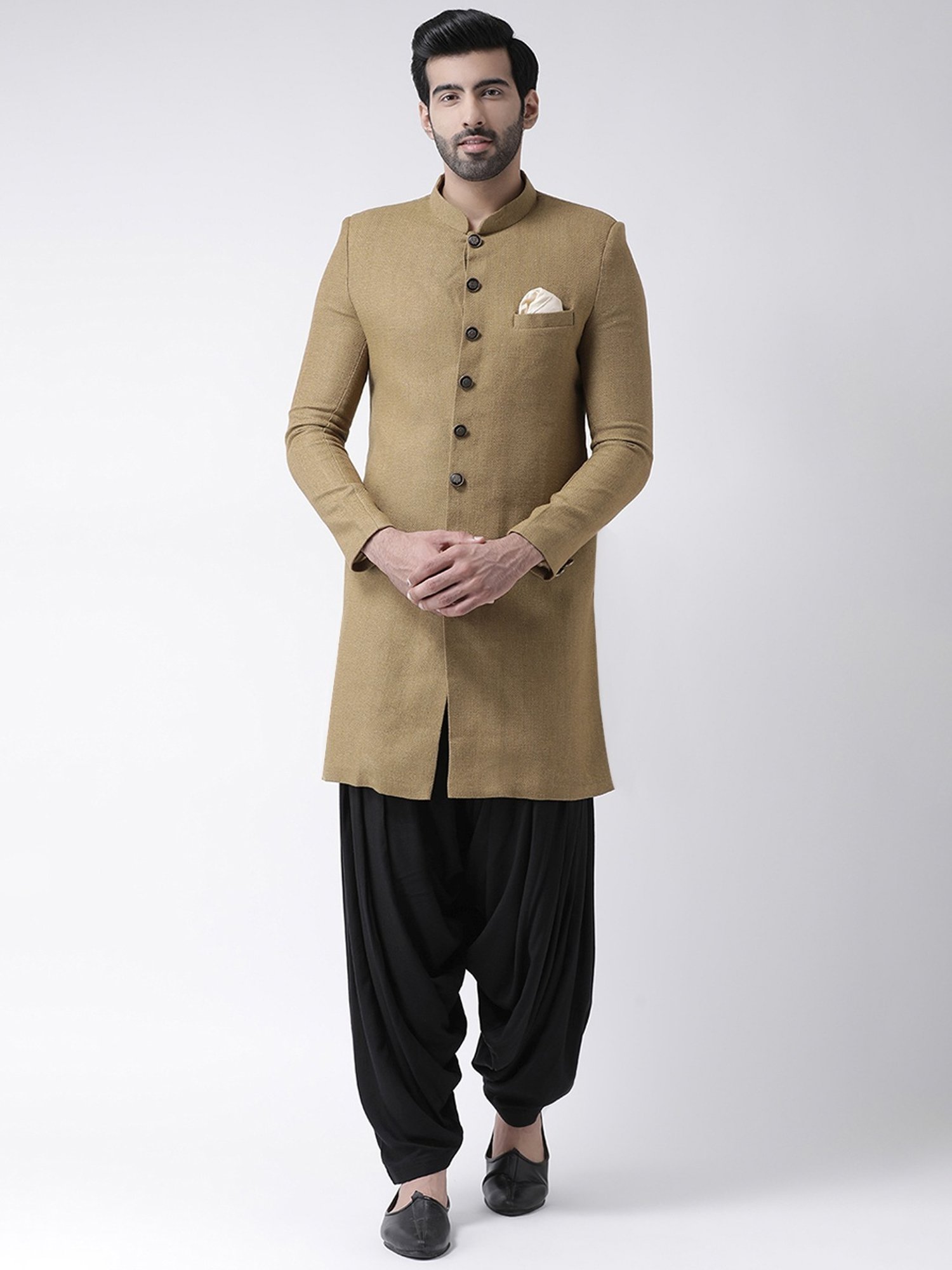 Ramraj ALAMEEN White Cotton Solid Dhotis