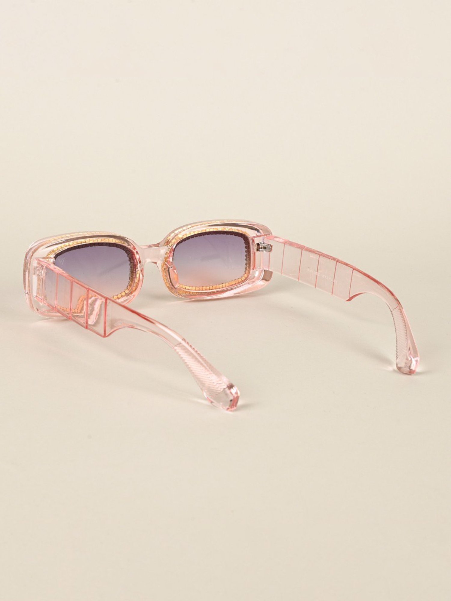 Voyage Pink Oval UV Protection Sunglasses for Women