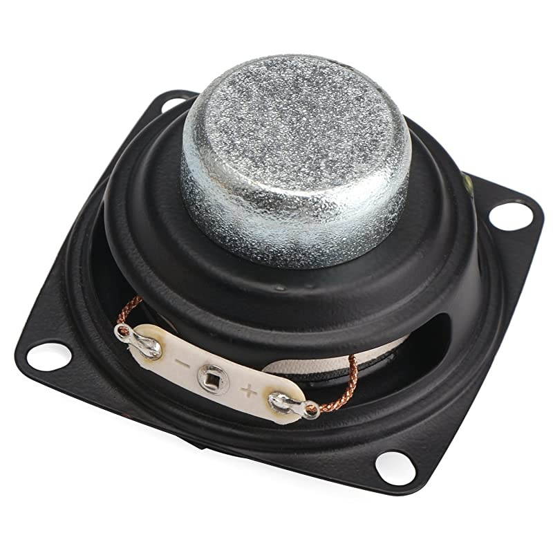 Micro 12W Stereo Audio Speaker 2 Inches 4 Ohm Full Range Speaker 2.0 2.1 HiFi DIY Loudspeaker Woofer Speaker for Auto Car Motor Motorcycle
