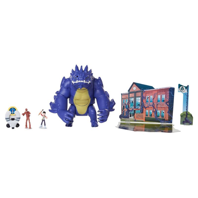 The Last Kids on Earth Chompin' Blarg 9" Action Figure Playset with Jack and Zombie Action Figures