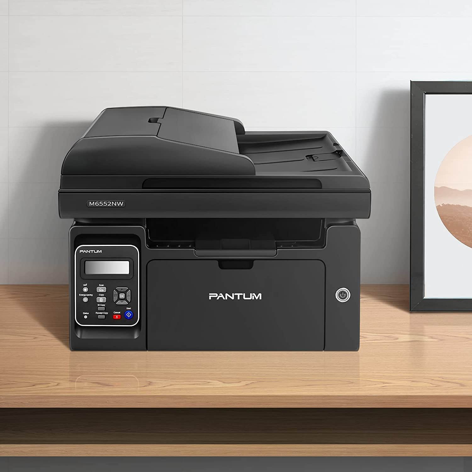 Pantum M6552NW Monochrome Laser Multifunction Printer with Wireless Networking Mobile Printing Large Paper Capacity