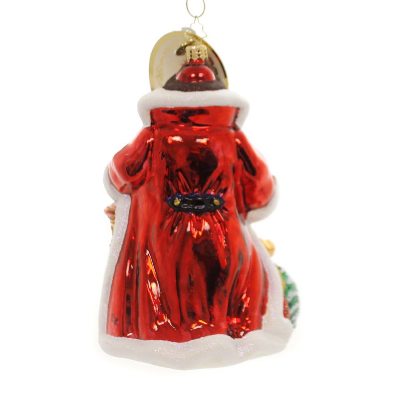 Christopher Radko 7.5" A Gift Of Nature Santa Animals  -  Tree Ornaments