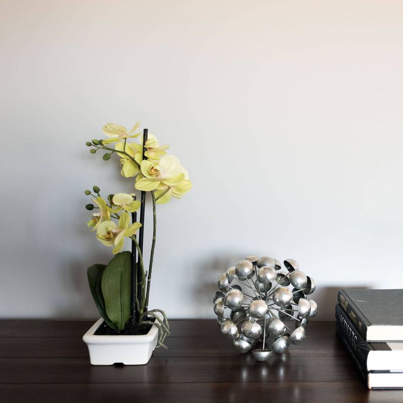 Artificial Potted Orchid (15.5") - Vickerman