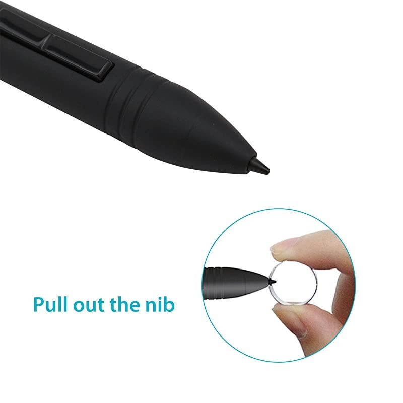 P80 Rechargeable Pen Digitizer Pen Digital Pen Style for  Graphics Tablet