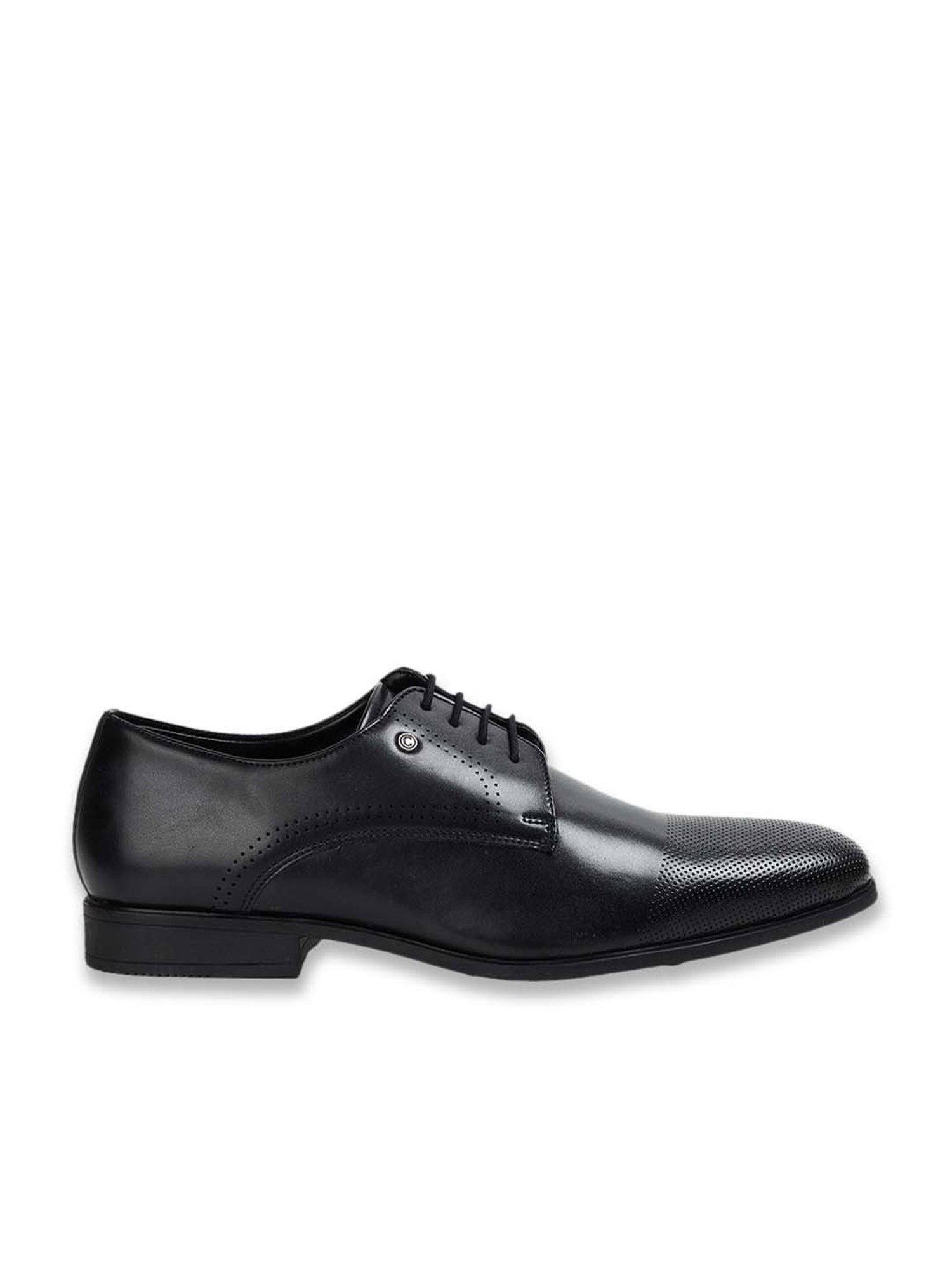Code by Lifestyle Men's Black Derby Shoes