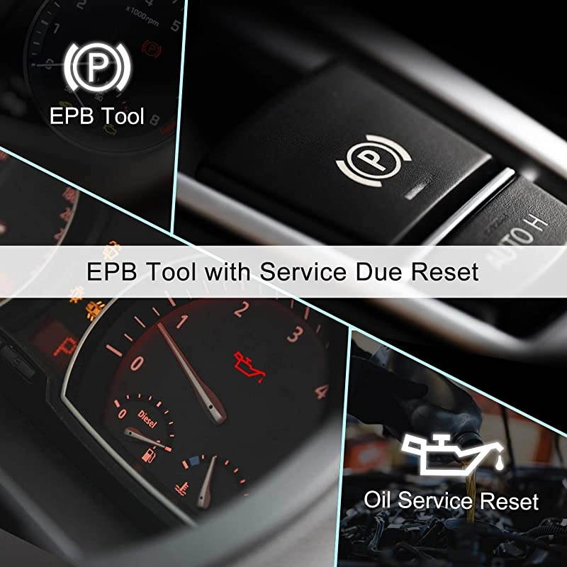 NT614 Elite OBD2 Scanner, [2021 New Version] ABS SRS Engine Transmission Diagnostic Tool with Oil Light & EPB Reset, Check Light Engine Scanner, Airbag SRS Car Diagnostic Scanner for All Cars