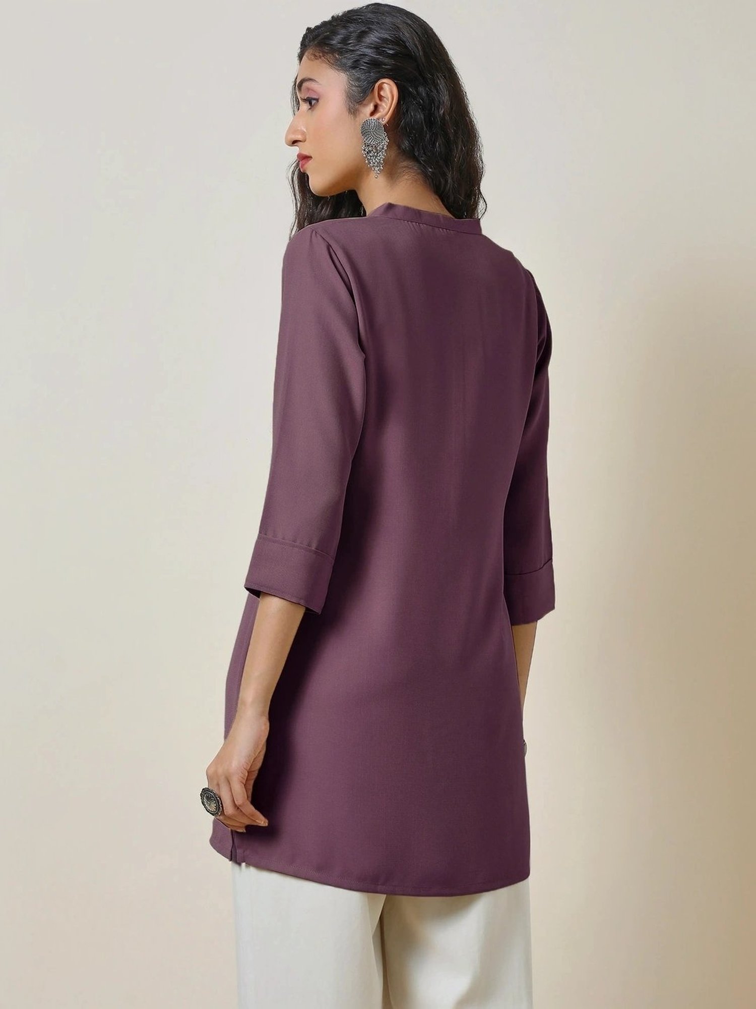 Soch Purple Plain Tunic