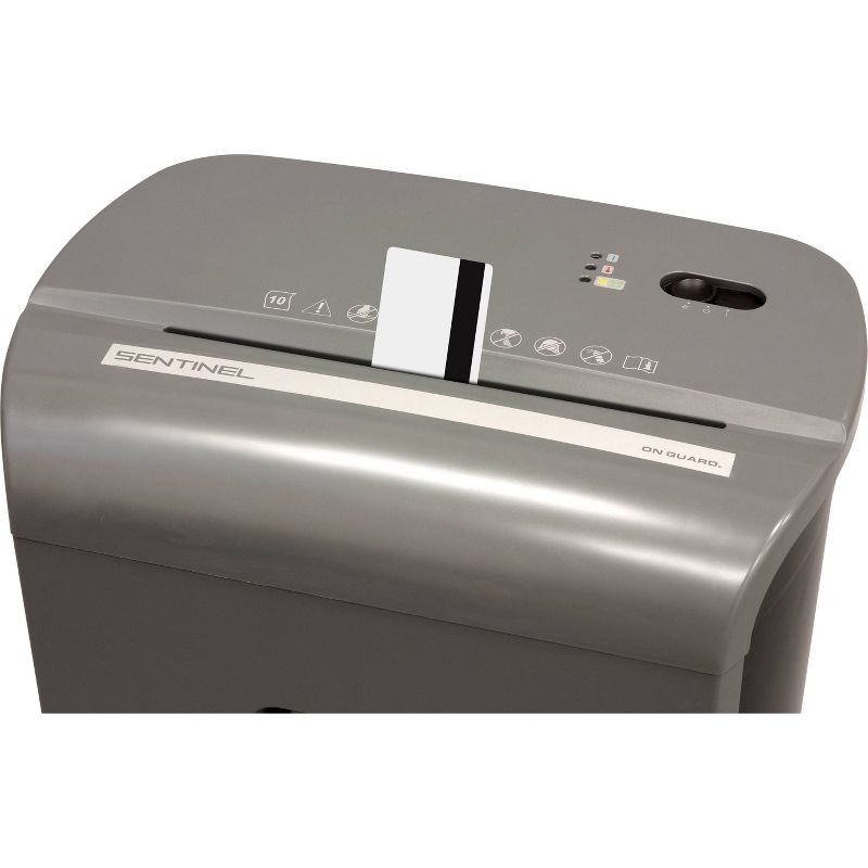 Sentinel 10-Sheet Microcut Shredder Gun Metal - Intek