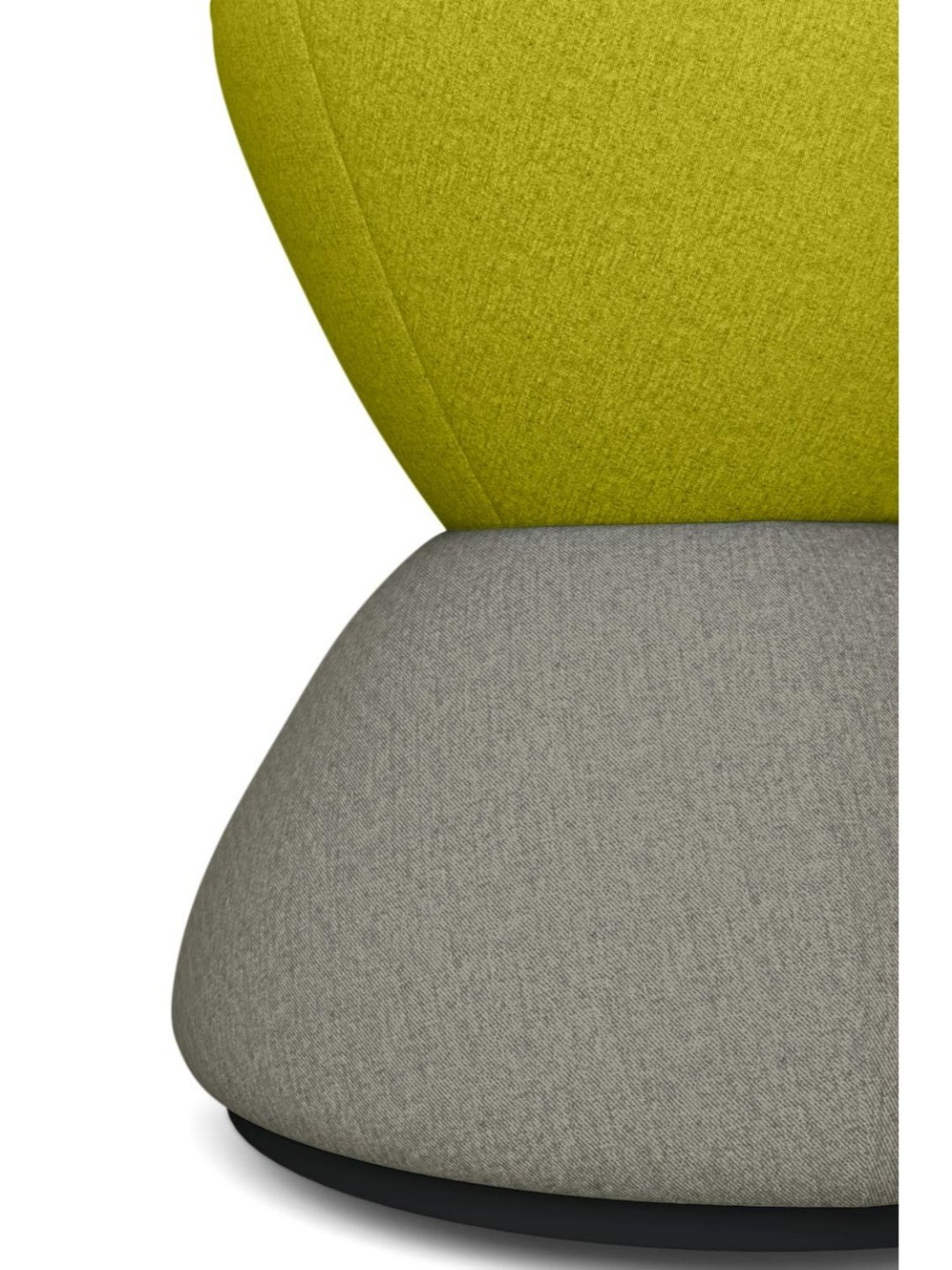 Godrej Interio Loop ?Citron Green Plywood Pouf (1 Year Warranty)