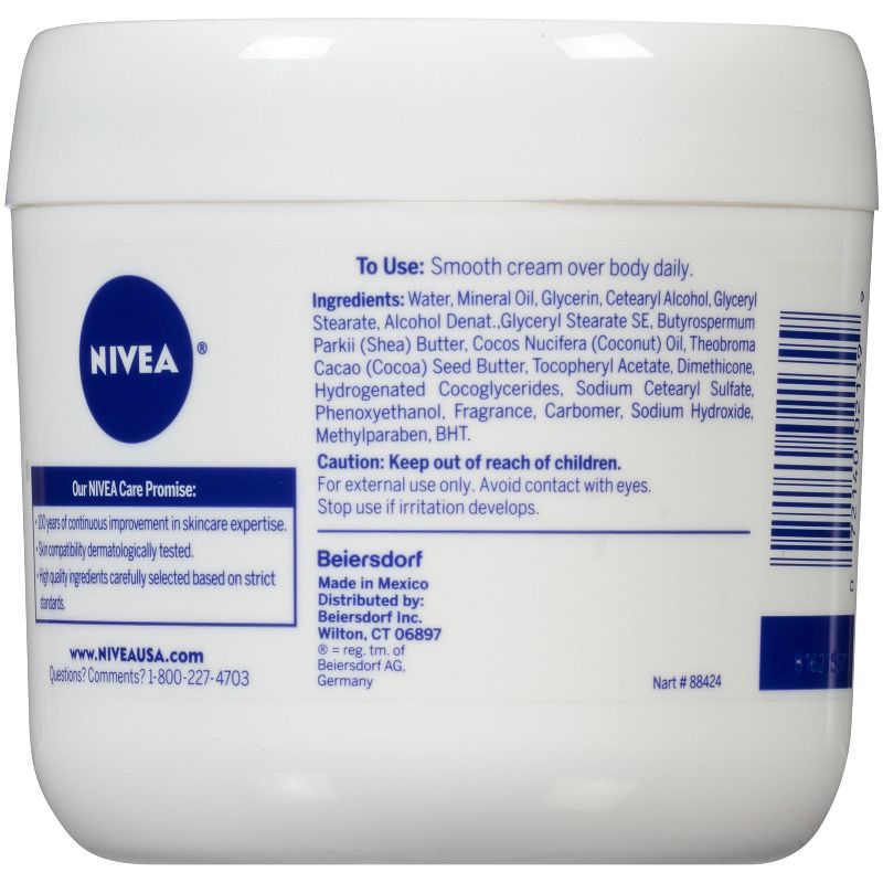 NIVEA Body Cream with Deep Moisture Serum - Cocoa Butter - 15.5oz