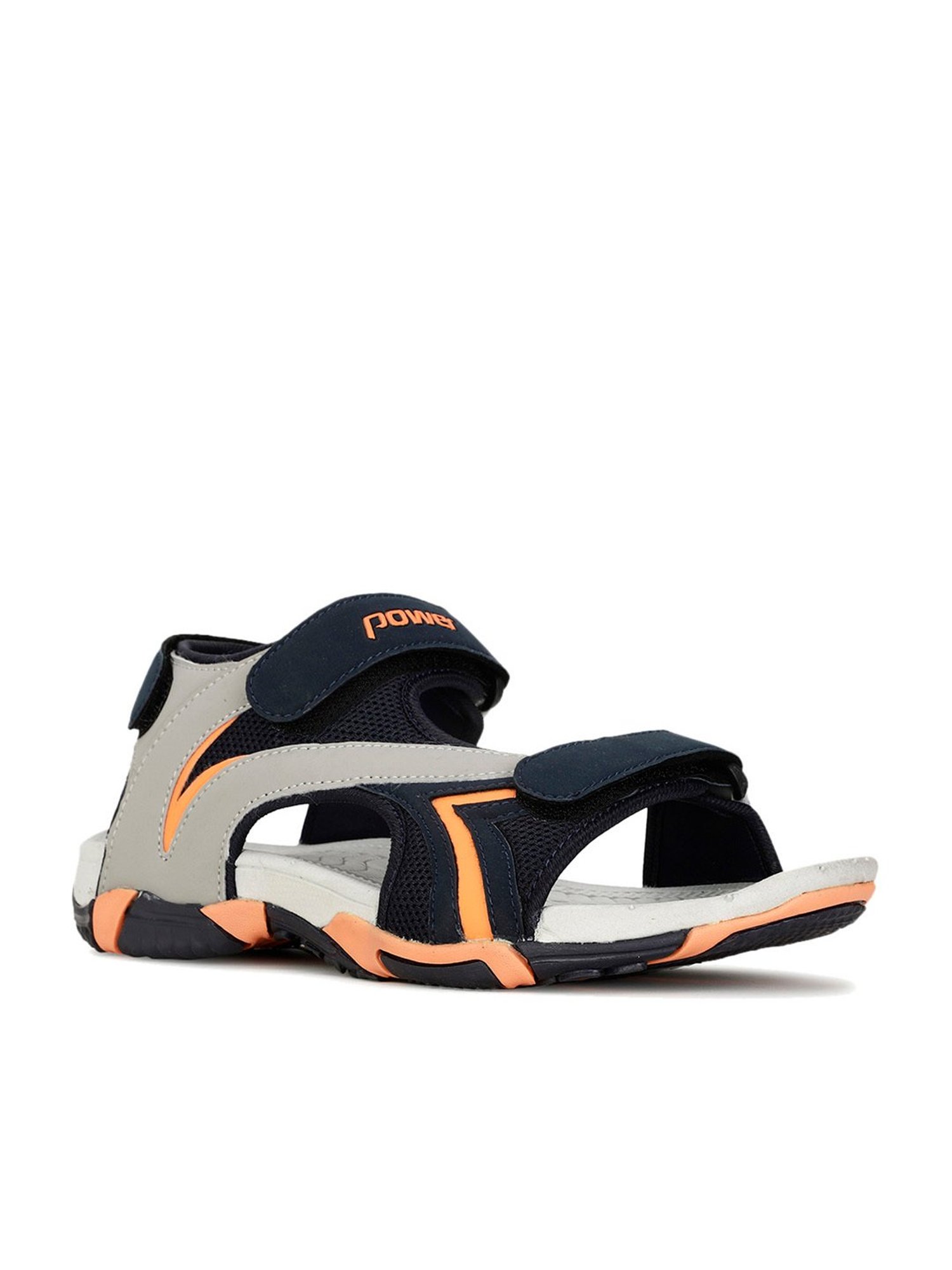 Power by Bata Men's ROBERT E Navy Floater Sandals