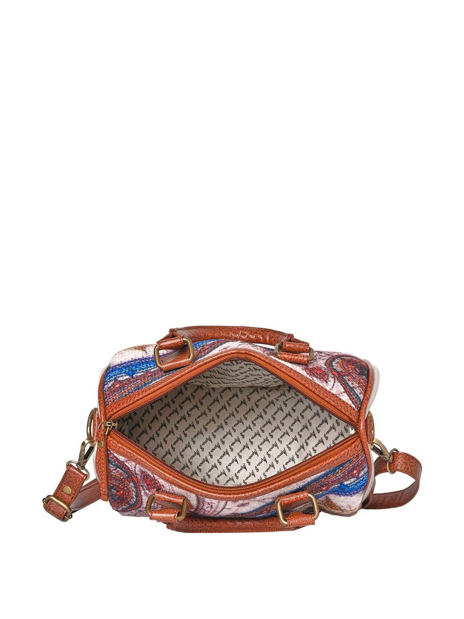 Mona B Astro Multicolor Printed Small Handbag