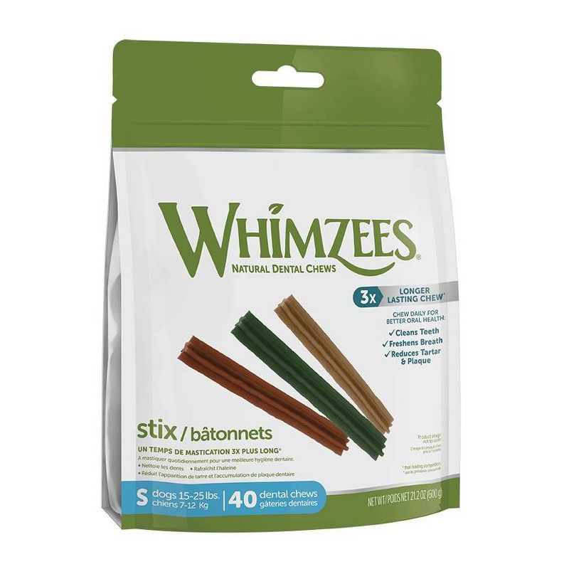 WHIMZEES Stix Value Bag Small Dental Dog Treats - 21.2oz