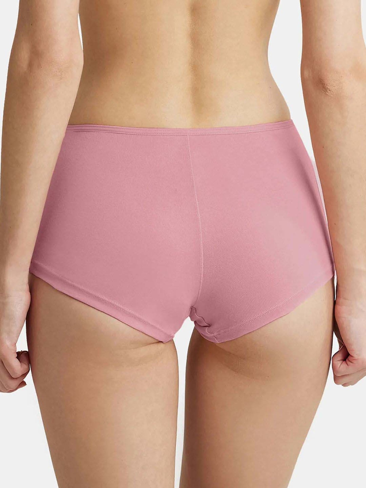 Jockey SS04 Women's High Coverage Super Combed Cotton Elastane Stretch Boy Leg