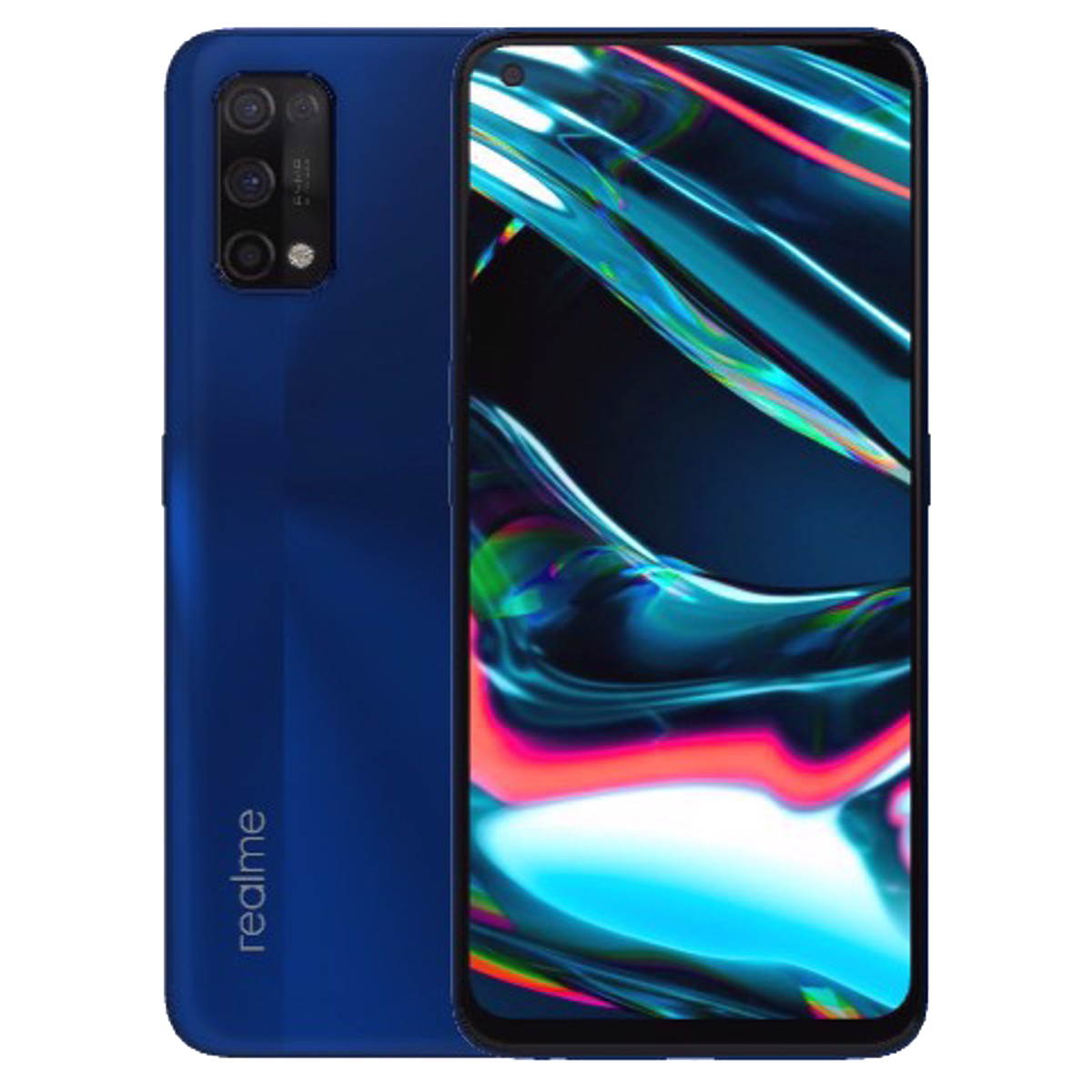 Realme 7 Pro Dual-SIM 128GB ROM + 8GB RAM (GSM Only | No CDMA) Factory Unlocked 4G/LTE Smartphone (Blue) - International Version