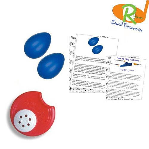 Mommy & Me Learn to Play Educational Music Pack - Rhythm Shakers/Humazoo (Skip To My Lou) #RSDMMSRH10